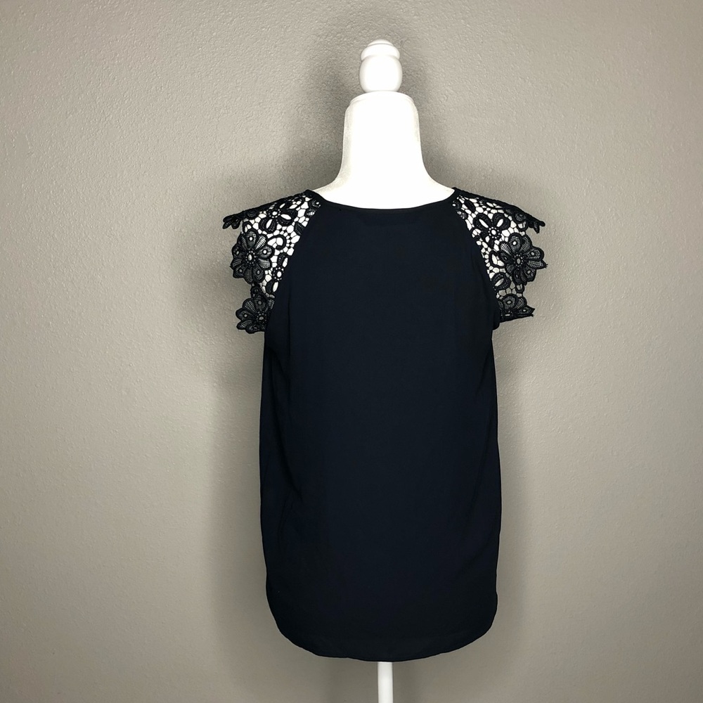 COPY - Zara Blouse with Lace Sleeves